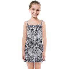 Ornate Hindu Elephant  Kids Summer Sun Dress