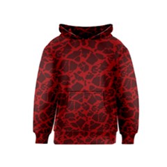 Red Earth Texture Kids  Pullover Hoodie by LoolyElzayat