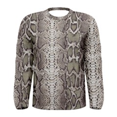 Snake Skin Men s Long Sleeve Tee by LoolyElzayat