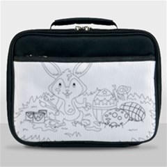 Coloring Picture Easter Easter Bunny Lunch Bag by Sapixe