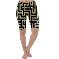 Mindset Stimulus Response Emotion Cropped Leggings  by Sapixe