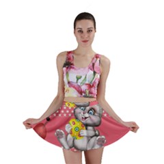 Illustration Rabbit Easter Mini Skirt by Sapixe