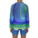 Space Design Abstract Sky Storm Kids  Long Sleeve Swimwear View2