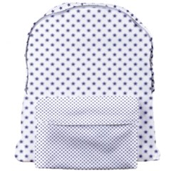 Usa Flag Blue Stars On White Giant Full Print Backpack by PodArtist