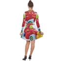 Car Vehicle Racing Car Formula Long Sleeve Panel Dress View2