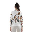 Bird Birds Branch Flowers Vintage Windbreaker (Women) View2