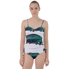 Reptile Lizard Animal Isolated Sweetheart Tankini Set by Sapixe