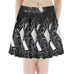 Technoid Future Robot Science Pleated Mini Skirt by Sapixe