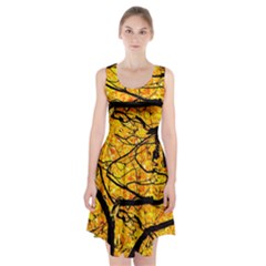 Golden Vein Racerback Midi Dress by FunnyCow