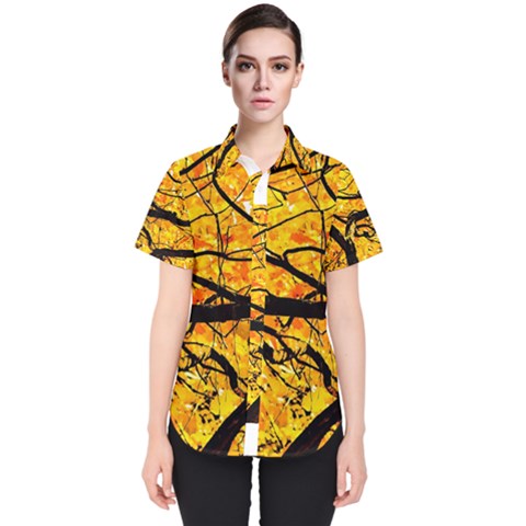 Golden Vein Women s Short Sleeve Shirt by FunnyCow