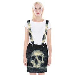 Skull Braces Suspender Skirt by FunnyCow