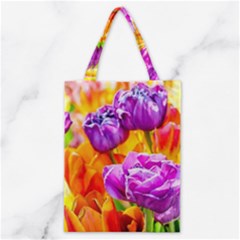 Tulip Flowers Classic Tote Bag by FunnyCow