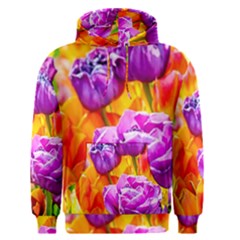 Tulip Flowers Men s Pullover Hoodie by FunnyCow