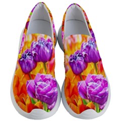 Tulip Flowers Women s Lightweight Slip Ons by FunnyCow