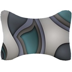 Abstract Background Abstraction Seat Head Rest Cushion by Nexatart