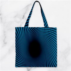 Background Spiral Abstract Pattern Zipper Grocery Tote Bag by Nexatart