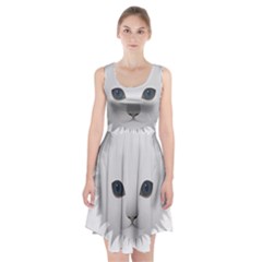 Cat Animal Pet Kitty Cats Kitten Racerback Midi Dress by Sapixe