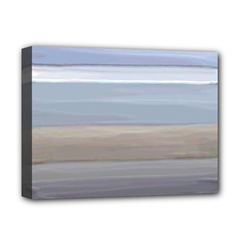 Pompey Beach Deluxe Canvas 16  X 12   by DeneWestUK