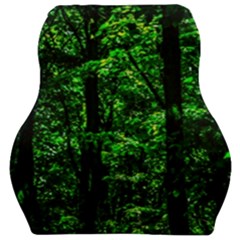 Emerald Forest Car Seat Velour Cushion  by FunnyCow