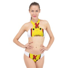 Kawaii Cute Tennants Lager Can High Neck Bikini Set by CuteKawaii1982