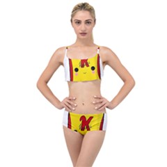 Kawaii Cute Tennants Lager Can Layered Top Bikini Set by CuteKawaii1982