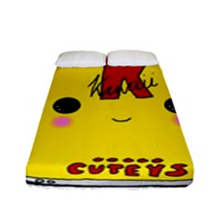 Kawaii Cute Tennants Lager Can Fitted Sheet (full/ Double Size) by CuteKawaii1982