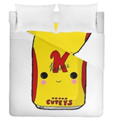 Kawaii Cute Tennants Lager Can Duvet Cover Double Side (queen Size) by CuteKawaii1982