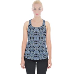 Oriental Ornate Pattern Piece Up Tank Top by dflcprints