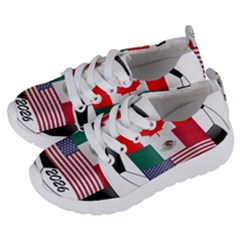 United Football Championship Hosting 2026 Soccer Ball Logo Canada Mexico Usa Kids  Lightweight Sports Shoes by yoursparklingshop