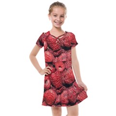 Red Raspberries Kids  Cross Web Dress by FunnyCow