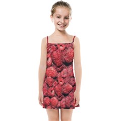 Red Raspberries Kids Summer Sun Dress by FunnyCow