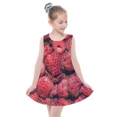 Red Raspberries Kids  Summer Dress by FunnyCow