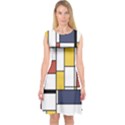 De Stijl Abstract Art Capsleeve Midi Dress View1