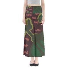 The Desert Plant Full Length Maxi Skirt by snowwhitegirl