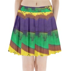 Landscape Egg Pleated Mini Skirt by snowwhitegirl