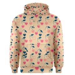 Heart Cherries Cream Men s Pullover Hoodie by snowwhitegirl