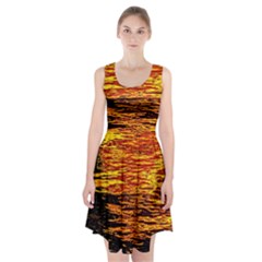 Liquid Gold Racerback Midi Dress by FunnyCow