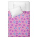 Pink Star Blue Hats Duvet Cover Double Side (Single Size) View2