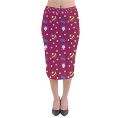 Cakes And Sundaes Red Velvet Midi Pencil Skirt by snowwhitegirl