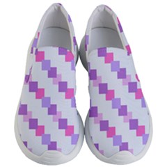 Geometric Squares Women s Lightweight Slip Ons by snowwhitegirl