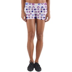 Milk And Donuts Yoga Shorts by snowwhitegirl