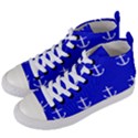 Royal Anchors Women s Mid-Top Canvas Sneakers View2