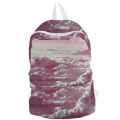 In The Clouds Pink Foldable Lightweight Backpack by snowwhitegirl