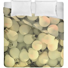 Bulbs Duvet Cover Double Side (king Size) by snowwhitegirl