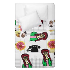 Office Girl Pattern Duvet Cover Double Side (single Size) by snowwhitegirl