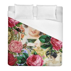 Little Girl Victorian Collage Duvet Cover (full/ Double Size) by snowwhitegirl