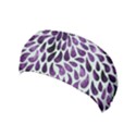 Purple Abstract Swirl Drops Yoga Headband View1