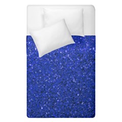 Blue Glitter Duvet Cover Double Side (single Size) by snowwhitegirl