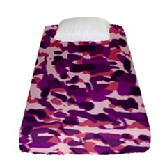 Pink Camo Fitted Sheet (single Size) by snowwhitegirl