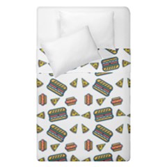 Fast Food White Duvet Cover Double Side (single Size) by snowwhitegirl